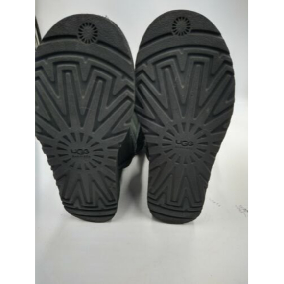 UGG Classic Tall  Snow Boots Women's Size 7 Black Shearling Suede EUC 5815 17" - Picture 7 of 10